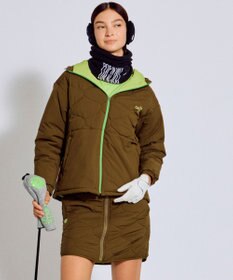 PW CIRCULUS 【撥水加工 / ストレッチ】【WOMEN】キルティング中綿ブルゾン ゴルフウェア レディース