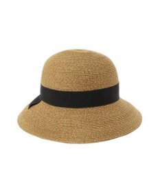 MOONBAT FURLA(フルラ) ペーパーブレードリボン巻きダウンハット サイズ調整可