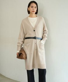 UNFILO 【WEB限定】カシミヤブレンド ロングカーディガン