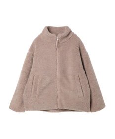 Green Parks スタンドカラーボアブルゾン