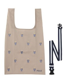 MOONBAT POLO RALPH LAUREN ベルト付きレインバッグ ポロベア総柄／撥水 透湿