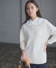 組曲 L フリルカラーレイヤード ブラウス