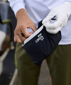 PW CIRCULUS 【撥水加工 / 小さくまとまる】【UNISEX】オーバーサイズ パッカブルベスト ゴルフウェア メンズ レディース