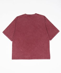 WEGO 【ユニセックス着用ITEM/MLサイズ展開】アクセ付きブリーチビッグロゴT(SS)