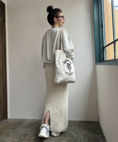 Green Parks シャギーニットスカート