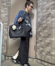 Green Parks シャギーニットスカート