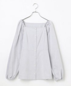#Newans 【ANSWER for ほど甘トレンド】スクエアネックペプラムブラウス