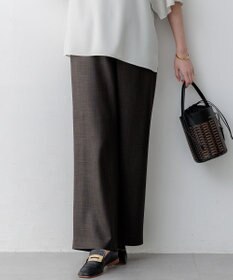 23区 【先行予約】リネンライクグロッシー ワイドパンツ