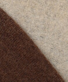 JOSEPH ABBOUD MOUNTAIN 【イタリア糸使用/軽量】パネルボーダー ニットパーカー