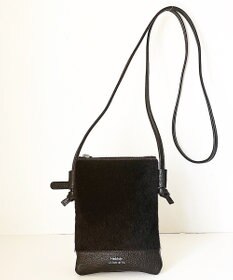 Hekhèr Le Style de Vie 【日本製】ハラコ×シュリンクレザー スマートフォンポシェット