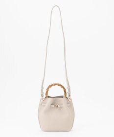 23区 バンブーハンドルミニショルダーバッグ