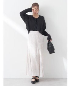 earth music&ecology ＳＥＴ２点クレープリボンブラウス＋インナー