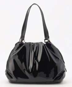 LA BAGAGERIE ソフトエナメル2WAYハンドバッグ Mサイズ