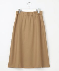 自由区 【洗える】ウォッシャブルハイカウントフラノ タックスカート