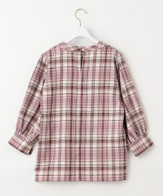 ANY SIS S 【洗える】ソフトチェック ブラウス