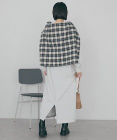 AMERICAN HOLIC スムース起毛ボックスシルエットワンピース