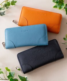 tsumori chisato CARRY ラックスtcネーム ラウンドファスナー長財布