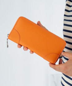 tsumori chisato CARRY ラックスtcネーム ラウンドファスナー長財布