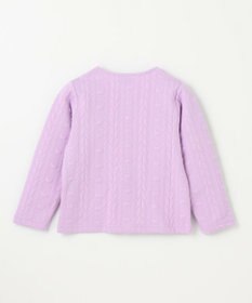 ANY KIDS ふくれジャガードカーディガン