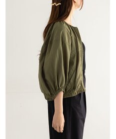 Te chichi タックギャザーボリュームポンチョブルゾン