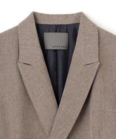 uncrave ウォッシャブルウールライクツイル ジャケット