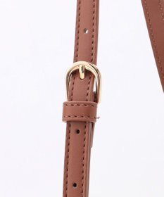 LA BAGAGERIE ソフトエナメル2WAYハンドバッグ Mサイズ