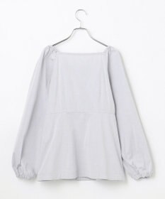 #Newans 【ANSWER for ほど甘トレンド】スクエアネックペプラムブラウス