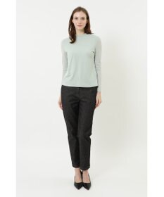 DAKS コットン天竺スタンドカラーカットソー