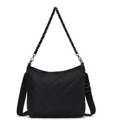 LeSportsac CHAIN MED ZIP SHOULDER/オニキスチェーンキルト