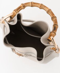 23区 バンブーハンドルミニショルダーバッグ