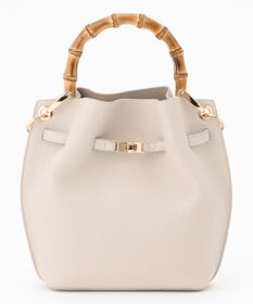 23区 バンブーハンドルミニショルダーバッグ