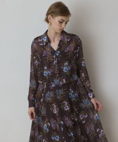 GRACE CONTINENTAL プリントセットアップワンピース