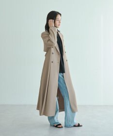 YECCA VECCA 【UVカット/花粉ガード】素材MIXトレンチコート