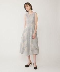GRACE CONTINENTAL レースパッチワークドレス
