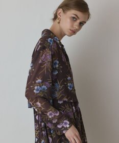 GRACE CONTINENTAL プリントセットアップワンピース