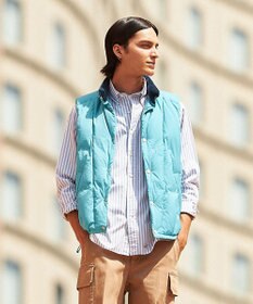 J.PRESS MEN ナイロンワッシャータフタ ダウンベスト