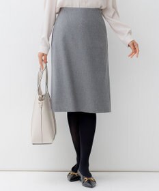 23区 S 【洗える】ウールライクカルゼ タイト スカート