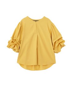 YECCA VECCA タックスリーブスキッパーブラウス