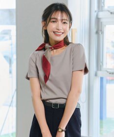 Tiaclasse 【UVカット・吸水速乾】 “きれい見え” パネルラインカットソートップス