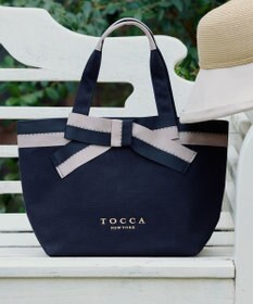 TOCCA KNOT IN CONTRAST CANVASTOTE キャンバストート