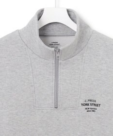 J.PRESS YORK STREET 【UNISEX】スタンド ハーフジップ プルオーバー スウェット