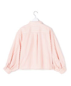 J.PRESS YORK STREET 【WOMEN】ストライプショート ブラウス