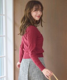 Feroux 【洗える】ケーブル ニット