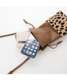 UNBILLION kakatoo ハラコポケットモバイルショルダー