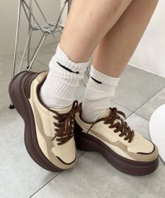 WEGO 厚底ラインスニーカー