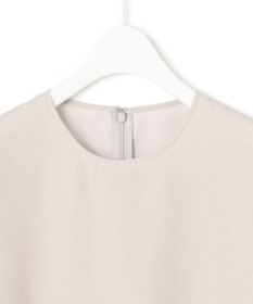 ICB 【UVケア・接触冷感・速乾・防シワ・洗える】 FluidBackSatin ランタンスリーブブラウス