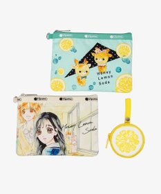 LeSportsac 【ハニーレモンソーダ】WRISTLET POUCH W/CHARM/スパークリングラブ