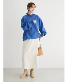 Green Parks 裏起毛ニットリブドッキングプルオーバー