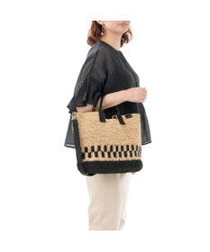 IBIZA ラフィア　２ＷＡＹバッグ　（Ｌ）