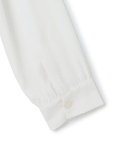 23区 【吸水速乾/UVケア/防シワ性】バックサテンアムンゼン ボウタイ付き 2WAY ブラウス